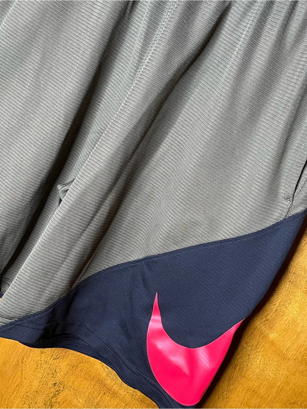 Nike Dri-FIT HBR Basketball Training Shorts Men’s L Olive Black Red Swoosh